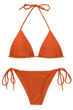 Laad de afbeelding in de Gallery-viewer, Product Front: Rio De Sol Set Set Paprica Tri-Rope Cheeky-Rope