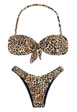 Laad de afbeelding in de Gallery-viewer, Product Front: Rio De Sol Set Leopardo Bandeau