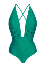 Laad de afbeelding in de Gallery-viewer, Product Front: Rio De Sol One-Piece New Vegas Malaquita