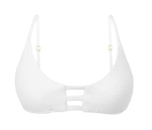 Laad de afbeelding in de Gallery-viewer, Product Front: Rio De Sol Top Top Bora-White Bra-Trio