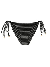 Laad de afbeelding in de Gallery-viewer, Product Front: Rio De Sol Bottom Bottom Linea-Black Cheeky-Tie