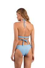 Laad de afbeelding in de Gallery-viewer, Model Back: Rio De Sol Top Top Dots-Sky Kate