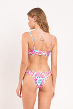 Laad de afbeelding in de Gallery-viewer, Model Back: Rio De Sol Set Set Splash Bandeau-Reto Highleg