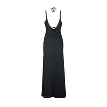 Laad de afbeelding in de Gallery-viewer, Product Back: Rio De Sol Maxi Dresses Black Saida Yara
