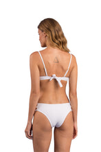Laad de afbeelding in de Gallery-viewer, Model Back: Rio De Sol Top Top Bora-White Bra-Trio