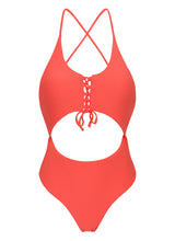Laad de afbeelding in de Gallery-viewer, Product Front: Rio De Sol One-Piece Dots-Tabata Ivy Strap