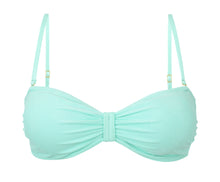 Laad de afbeelding in de Gallery-viewer, Product Front: Rio De Sol Top Top Malibu-Menta Bandeau-Duo