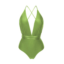 Laad de afbeelding in de Gallery-viewer, Product Front: Rio De Sol One-Piece Shimmer-Botanica New Vegas