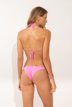 Laad de afbeelding in de Gallery-viewer, Model Back: Rio De Sol Bottom Bottom Crespinho-Rosa Cheeky-Tie