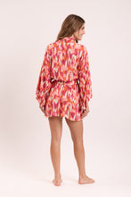 Laad de afbeelding in de Gallery-viewer, Model Back: Rio De Sol Kaftans / Cover Ups Mirage Kimono