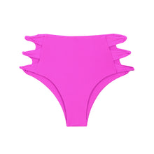 Laad de afbeelding in de Gallery-viewer, Product Front: Rio De Sol Bottom Bottom Vita-Pink High-Waist-Spin