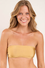 Laad de afbeelding in de Gallery-viewer, Gallery: Rio De Sol Top Top Fluity-Dourado Bandeau-Reto
