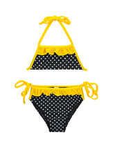 Laad de afbeelding in de Gallery-viewer, Product Front: Brazilian Bikini Shop Girl's Two-Piece Melinho Kids