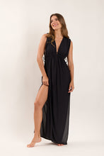 Laad de afbeelding in de Gallery-viewer, Image 04: Rio De Sol Maxi Dresses Black Long Dress Soleil