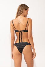 Laad de afbeelding in de Gallery-viewer, Model Back: Rio De Sol Top Top Linea-Black Zaya
