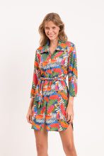Laad de afbeelding in de Gallery-viewer, Image 04: Rio De Sol Shirtdress Jungle Chemise