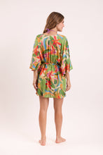 Laad de afbeelding in de Gallery-viewer, Model Back: Rio De Sol Kaftans / Cover Ups Tropical Kaftan Bel