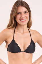 Laad de afbeelding in de Gallery-viewer, Gallery: Rio De Sol Top Top Touch-Black Frufru