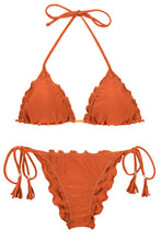Laad de afbeelding in de Gallery-viewer, Product Front: Rio De Sol Set Set Paprica Frufru