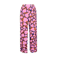 Laad de afbeelding in de Gallery-viewer, Product Front: Rio De Sol Beach Trousers Amore-Pink Wide Pants