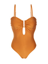 Laad de afbeelding in de Gallery-viewer, Product Front: Rio De Sol One-Piece Shimmer-Nocciola Sara-Op