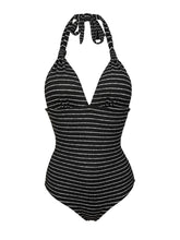Laad de afbeelding in de Gallery-viewer, Product Front: Rio De Sol One-Piece Linea-Black Mel-Op