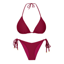 Laad de afbeelding in de Gallery-viewer, Product Front: Rio De Sol Set Set Touch-Carmim Tri-Inv Amora