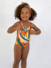 Laad de afbeelding in de Gallery-viewer, Model Front: Rio De Sol Girl's One-Piece Body El-Arco Kids