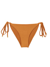 Laad de afbeelding in de Gallery-viewer, Product Front: Rio De Sol Bottom Bottom Shimmer-Nocciola Cheeky-Tie-Gold
