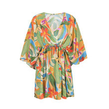 Laad de afbeelding in de Gallery-viewer, Product Front: Rio De Sol Kaftans / Cover Ups Tropical Kaftan Bel