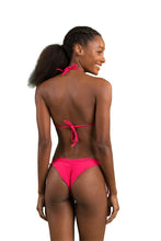 Laad de afbeelding in de Gallery-viewer, Model Back: Rio De Sol Bottom Bottom Dots-Virtual-Pink Frufru