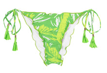 Laad de afbeelding in de Gallery-viewer, Product Front: Rio De Sol Bottom Bottom Green-Palms Frufru