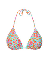 Laad de afbeelding in de Gallery-viewer, Product Front: Rio De Sol Top Top Ditsy-Sky Tri-Inv