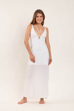 Laad de afbeelding in de Gallery-viewer, Image 05: Rio De Sol Maxi Dresses Memphis-White Saida Yara