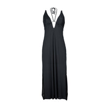 Laad de afbeelding in de Gallery-viewer, Product Front: Rio De Sol Maxi Dresses Black Saida Yara