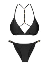 Laad de afbeelding in de Gallery-viewer, Product Front: Rio De Sol Set Set Shimmer-Black Tri-Fixo-Noa Cheeky-Noa
