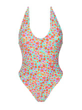 Laad de afbeelding in de Gallery-viewer, Product Front: Rio De Sol One-Piece Ditsy-Sky Hype