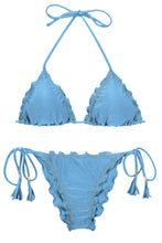 Laad de afbeelding in de Gallery-viewer, Product Front: Rio De Sol Set Set Shimmer-Baltic-Sea Frufru