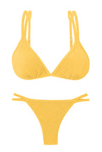 Laad de afbeelding in de Gallery-viewer, Product Front: Rio De Sol Set Set Malibu-Yellow Tri-Duo Mini-Duo