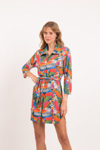 Laad de afbeelding in de Gallery-viewer, Image 09: Rio De Sol Shirtdress Jungle Chemise