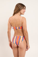 Laad de afbeelding in de Gallery-viewer, Model Back: Rio De Sol Bottom Bottom Stripes Essential-Comfy