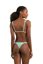 Laad de afbeelding in de Gallery-viewer, Model Back: Rio De Sol Set Set Malibu-Menta Tri-Duo Mini-Duo
