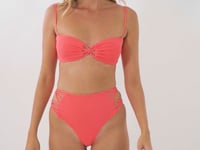 Laad en speel video af in Gallery-viewer, Video: Rio De Sol Top Top Malibu-Folia Bandeau-Iris