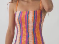 Laad en speel video af in Gallery-viewer, Video: Rio De Sol One-Piece Stripes Cleo