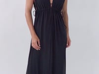 Laad en speel video af in Gallery-viewer, Video: Rio De Sol Maxi Dresses Black Long Dress Soleil