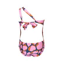 Laad de afbeelding in de Gallery-viewer, Product Back: Rio De Sol Girl's One-Piece Amore-Pink Santorini-Kids