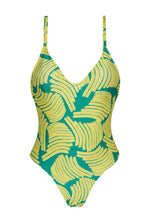 Laad de afbeelding in de Gallery-viewer, Product Front: Rio De Sol One-Piece Banana Yellow Hype