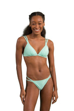 Laad de afbeelding in de Gallery-viewer, Model Front: Rio De Sol Bottom Bottom Malibu-Menta Mini-Duo