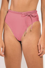 Laad de afbeelding in de Gallery-viewer, Gallery: Rio De Sol Bottom Bottom Shimmer-Confetti Belted-High-Waist