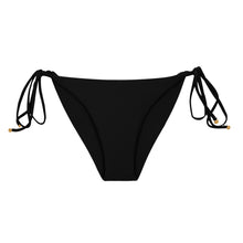 Laad de afbeelding in de Gallery-viewer, Product Front: Rio De Sol Bottom Bottom Touch-Black Cheeky-Tie